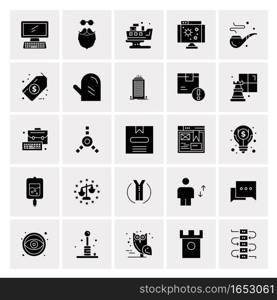 25 Universal Business Icons Vector. Creative Icon Illustration to use in web and Mobile Related project.