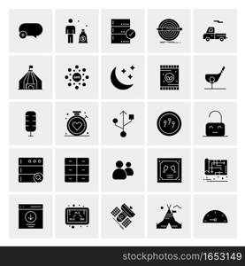 25 Universal Business Icons Vector. Creative Icon Illustration to use in web and Mobile Related project.