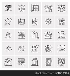 25 Universal Business Icons Vector. Creative Icon Illustration to use in web and Mobile Related project.