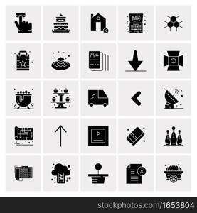 25 Universal Business Icons Vector. Creative Icon Illustration to use in web and Mobile Related project.