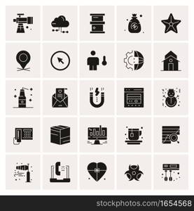 25 Universal Business Icons Vector. Creative Icon Illustration to use in web and Mobile Related project.