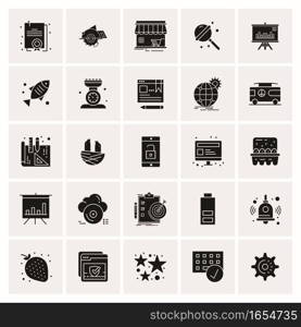 25 Universal Business Icons Vector. Creative Icon Illustration to use in web and Mobile Related project.