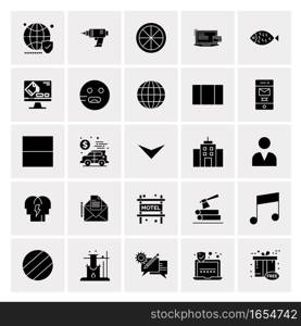 25 Universal Business Icons Vector. Creative Icon Illustration to use in web and Mobile Related project.