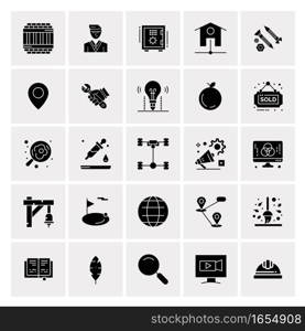 25 Universal Business Icons Vector. Creative Icon Illustration to use in web and Mobile Related project.