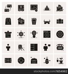 25 Universal Business Icons Vector. Creative Icon Illustration to use in web and Mobile Related project.