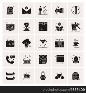 25 Universal Business Icons Vector. Creative Icon Illustration to use in web and Mobile Related project.