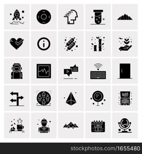 25 Universal Business Icons Vector. Creative Icon Illustration to use in web and Mobile Related project.