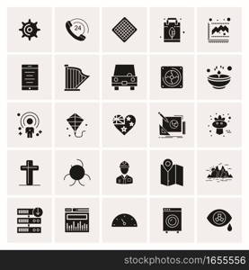 25 Universal Business Icons Vector. Creative Icon Illustration to use in web and Mobile Related project.