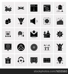 25 Universal Business Icons Vector. Creative Icon Illustration to use in web and Mobile Related project.