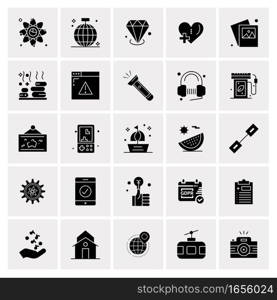 25 Universal Business Icons Vector. Creative Icon Illustration to use in web and Mobile Related project.