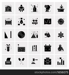 25 Universal Business Icons Vector. Creative Icon Illustration to use in web and Mobile Related project.