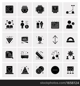 25 Universal Business Icons Vector. Creative Icon Illustration to use in web and Mobile Related project.