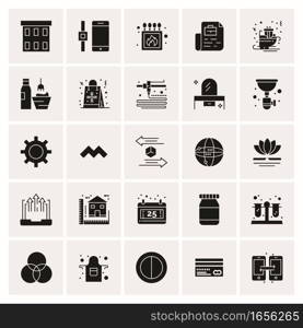 25 Universal Business Icons Vector. Creative Icon Illustration to use in web and Mobile Related project.