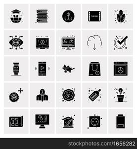 25 Universal Business Icons Vector. Creative Icon Illustration to use in web and Mobile Related project.