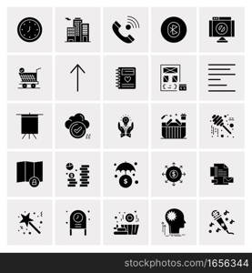 25 Universal Business Icons Vector. Creative Icon Illustration to use in web and Mobile Related project.