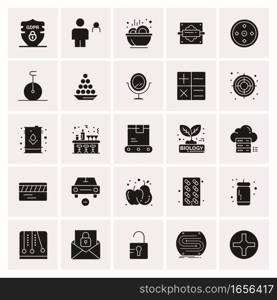 25 Universal Business Icons Vector. Creative Icon Illustration to use in web and Mobile Related project.