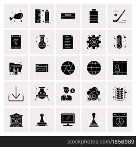 25 Universal Business Icons Vector. Creative Icon Illustration to use in web and Mobile Related project.