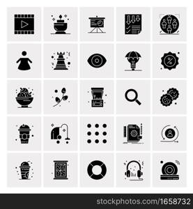 25 Universal Business Icons Vector. Creative Icon Illustration to use in web and Mobile Related project.