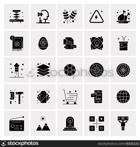 25 Universal Business Icons Vector. Creative Icon Illustration to use in web and Mobile Related project.