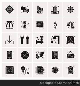 25 Universal Business Icons Vector. Creative Icon Illustration to use in web and Mobile Related project.