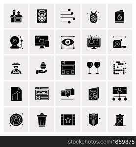 25 Universal Business Icons Vector. Creative Icon Illustration to use in web and Mobile Related project.