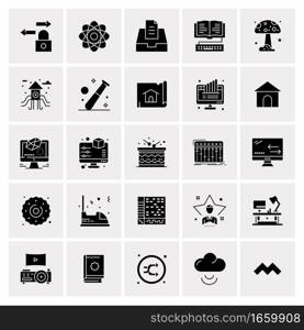 25 Universal Business Icons Vector. Creative Icon Illustration to use in web and Mobile Related project.