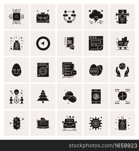 25 Universal Business Icons Vector. Creative Icon Illustration to use in web and Mobile Related project.