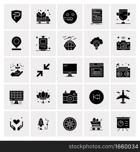 25 Universal Business Icons Vector. Creative Icon Illustration to use in web and Mobile Related project.