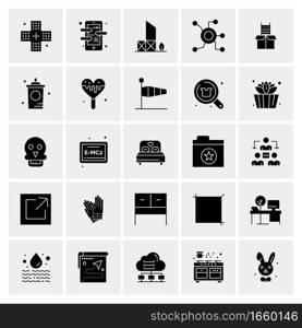 25 Universal Business Icons Vector. Creative Icon Illustration to use in web and Mobile Related project.