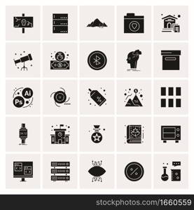 25 Universal Business Icons Vector. Creative Icon Illustration to use in web and Mobile Related project.