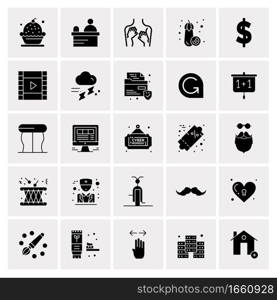 25 Universal Business Icons Vector. Creative Icon Illustration to use in web and Mobile Related project.