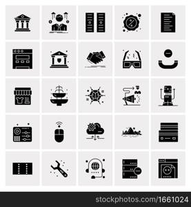 25 Universal Business Icons Vector. Creative Icon Illustration to use in web and Mobile Related project.