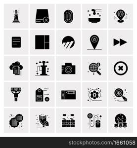 25 Universal Business Icons Vector. Creative Icon Illustration to use in web and Mobile Related project.