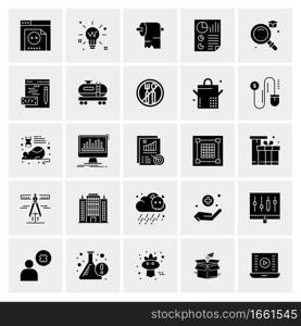 25 Universal Business Icons Vector. Creative Icon Illustration to use in web and Mobile Related project.