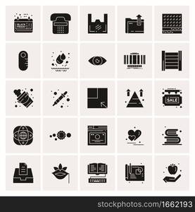 25 Universal Business Icons Vector. Creative Icon Illustration to use in web and Mobile Related project.