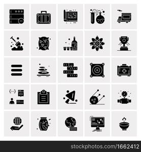 25 Universal Business Icons Vector. Creative Icon Illustration to use in web and Mobile Related project.