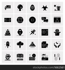 25 Universal Business Icons Vector. Creative Icon Illustration to use in web and Mobile Related project.