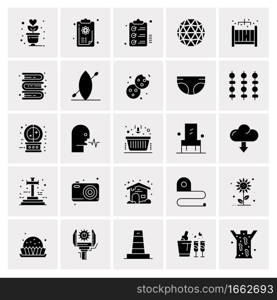 25 Universal Business Icons Vector. Creative Icon Illustration to use in web and Mobile Related project.