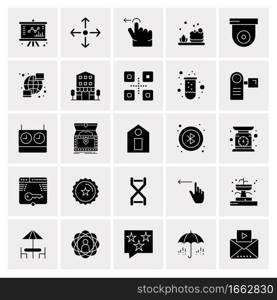 25 Universal Business Icons Vector. Creative Icon Illustration to use in web and Mobile Related project.