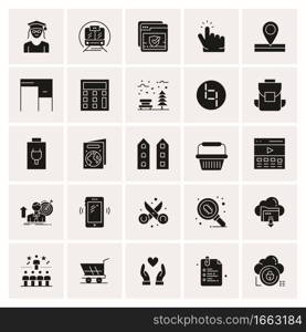 25 Universal Business Icons Vector. Creative Icon Illustration to use in web and Mobile Related project.