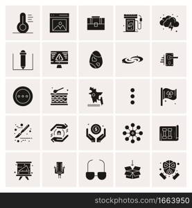 25 Universal Business Icons Vector. Creative Icon Illustration to use in web and Mobile Related project.