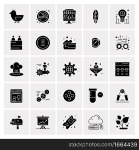 25 Universal Business Icons Vector. Creative Icon Illustration to use in web and Mobile Related project.