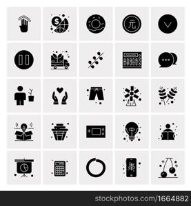 25 Universal Business Icons Vector. Creative Icon Illustration to use in web and Mobile Related project.