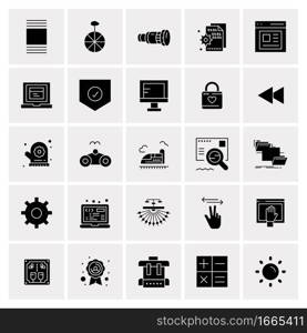 25 Universal Business Icons Vector. Creative Icon Illustration to use in web and Mobile Related project.