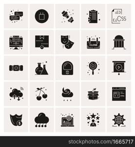 25 Universal Business Icons Vector. Creative Icon Illustration to use in web and Mobile Related project.