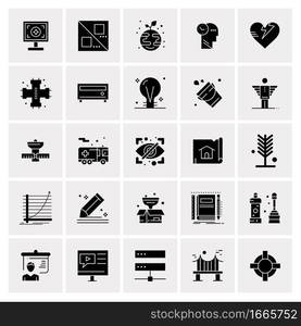 25 Universal Business Icons Vector. Creative Icon Illustration to use in web and Mobile Related project.