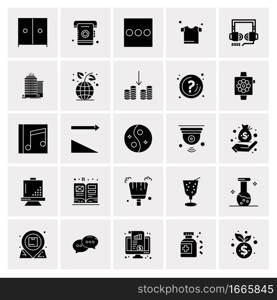 25 Universal Business Icons Vector. Creative Icon Illustration to use in web and Mobile Related project.