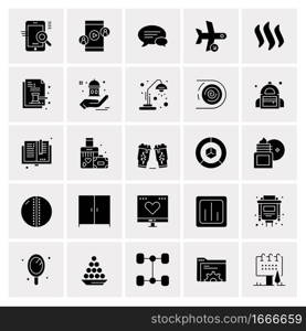 25 Universal Business Icons Vector. Creative Icon Illustration to use in web and Mobile Related project.