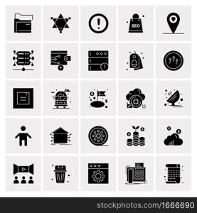 25 Universal Business Icons Vector. Creative Icon Illustration to use in web and Mobile Related project.