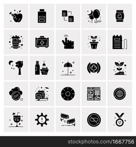 25 Universal Business Icons Vector. Creative Icon Illustration to use in web and Mobile Related project.